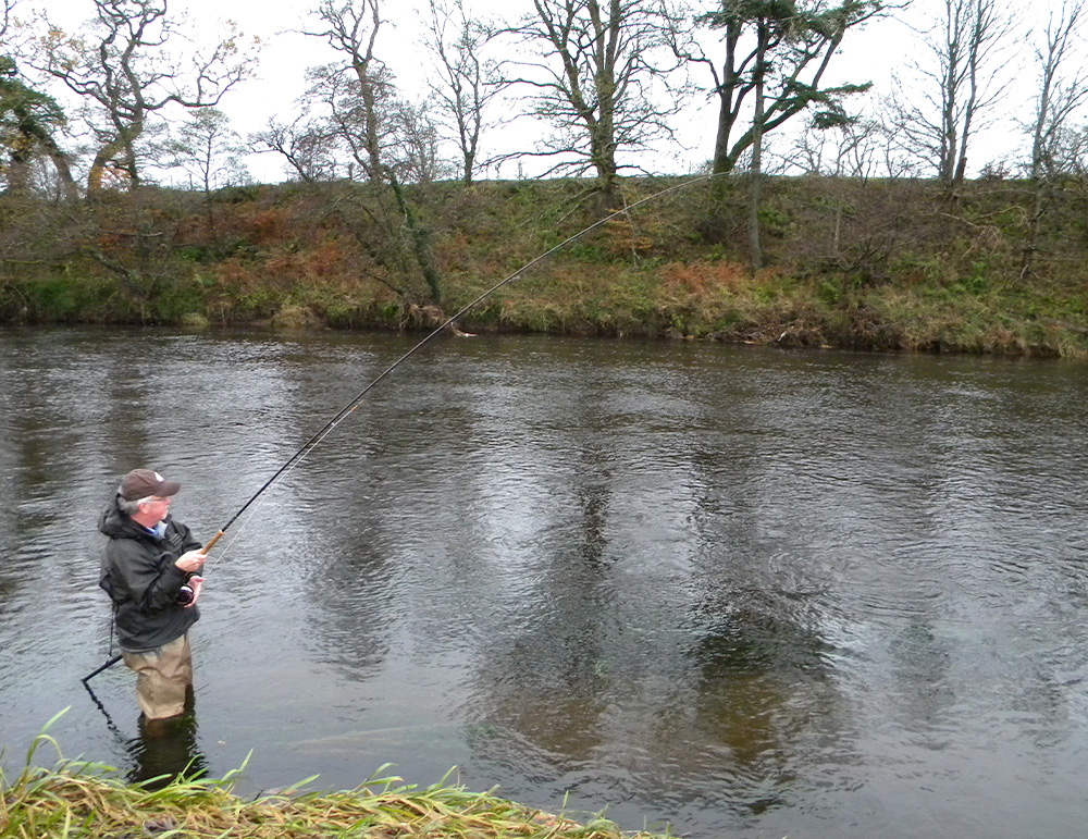 A top tip to catch more salmon is fishing in the right lie