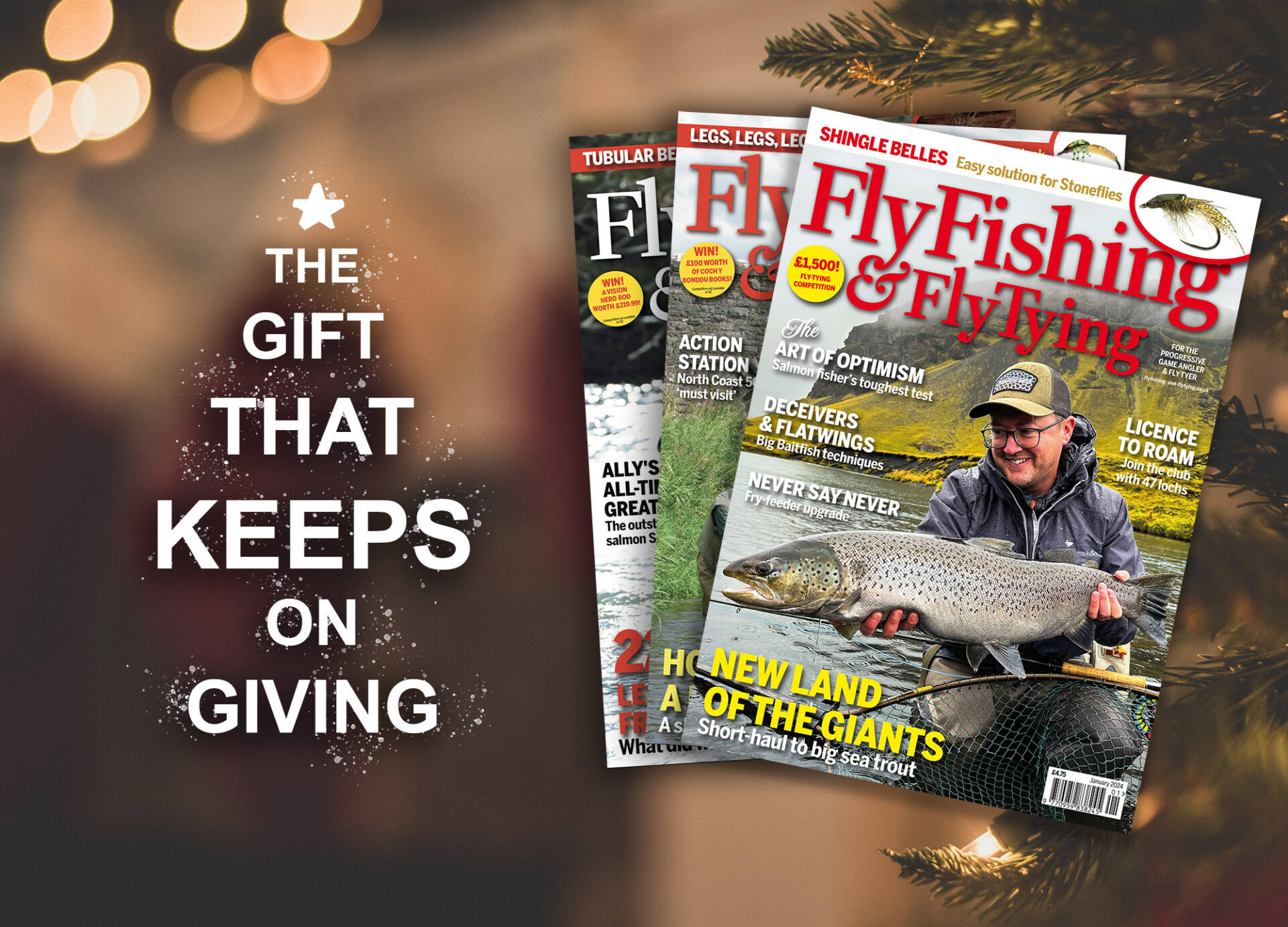 fly fishing and fly tying gift subscription